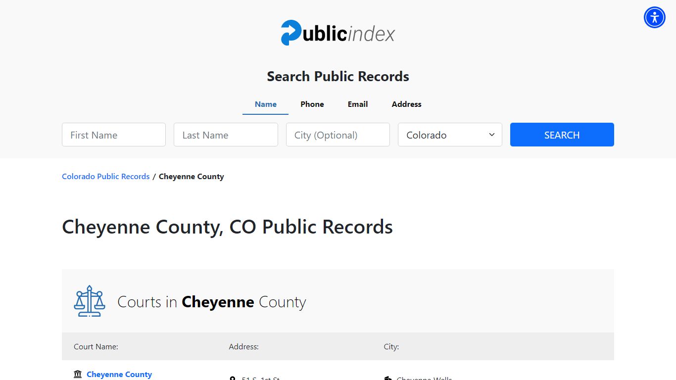 Cheyenne County, CO Public Court, Arrest and Inmate Records ...